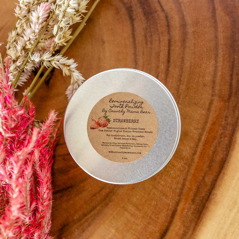 Strawberry Remineralizing Tooth Powder